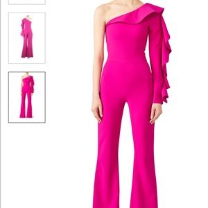 Christian Siriano Magenta jumpsuit size 2